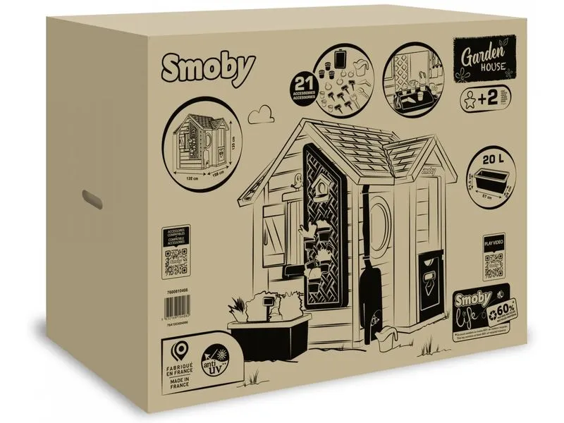 Smoby Spielhaus Life Garten