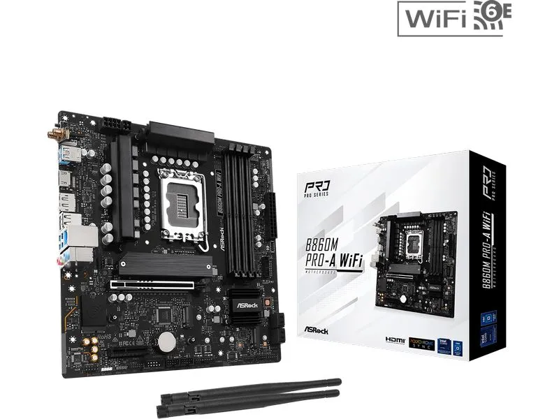 ASRock Mainboard B860M PRO-A WIFI ASRock Mainboard B860M PRO-A WIFI