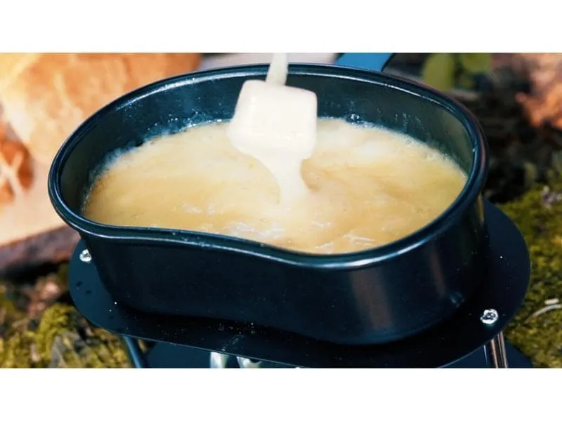 Nouvel Käsefondue-Set Gamelle 4 Teile, Schwarz Nouvel Käsefondue-Set Gamelle 4 Teile, Schwarz