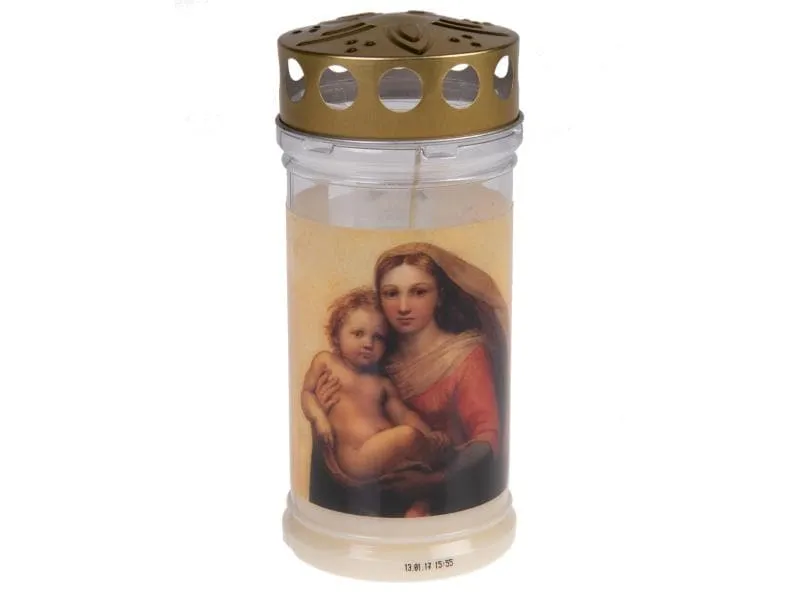 Herzog Kerzen AG Grabkerze Memoriam Ø 7 cm Madonna Herzog Kerzen AG Grabkerze Memoriam Ø 7 cm Madonna