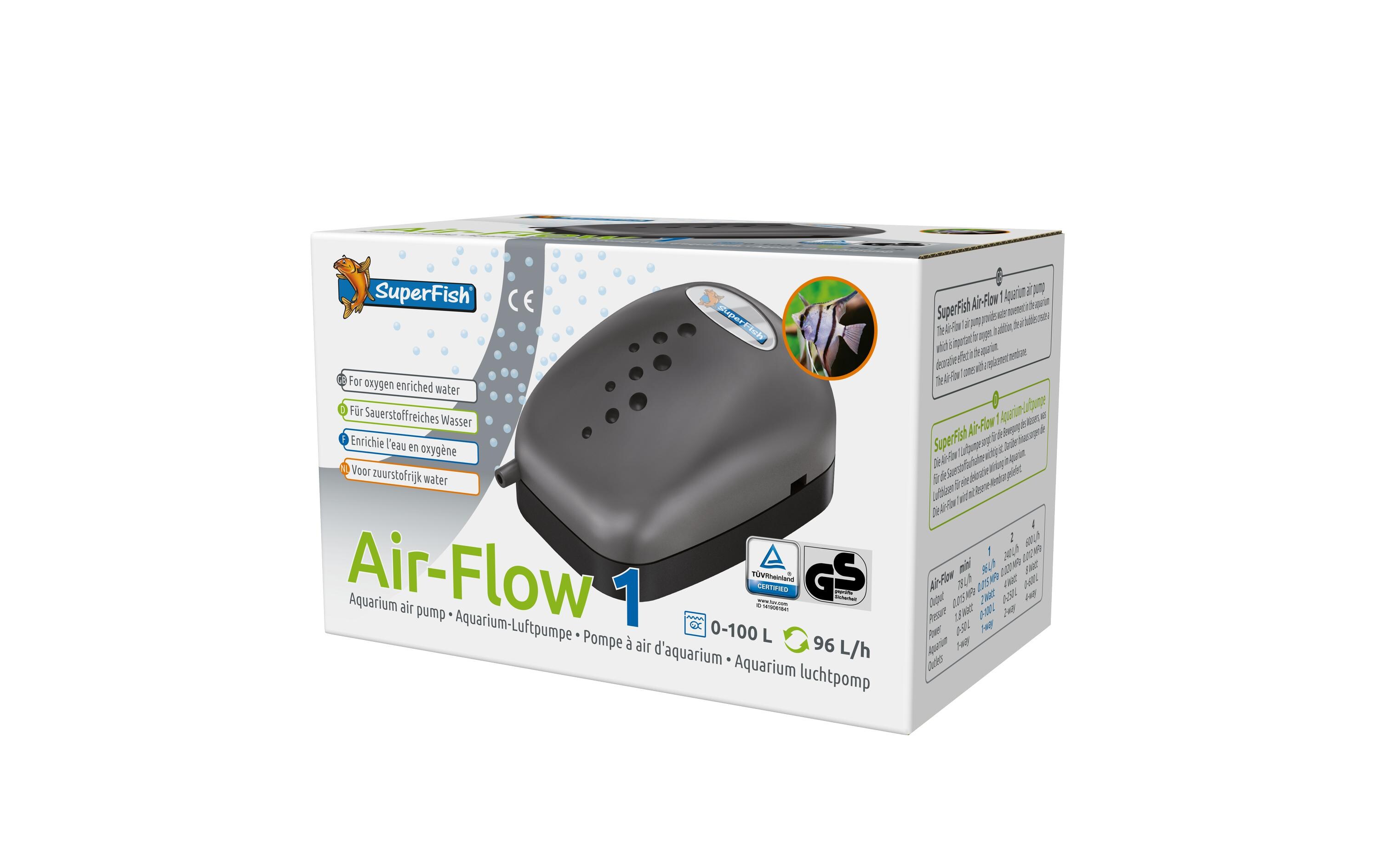 SuperFish Luftpumpe Air-Flow, 1 Ausgang