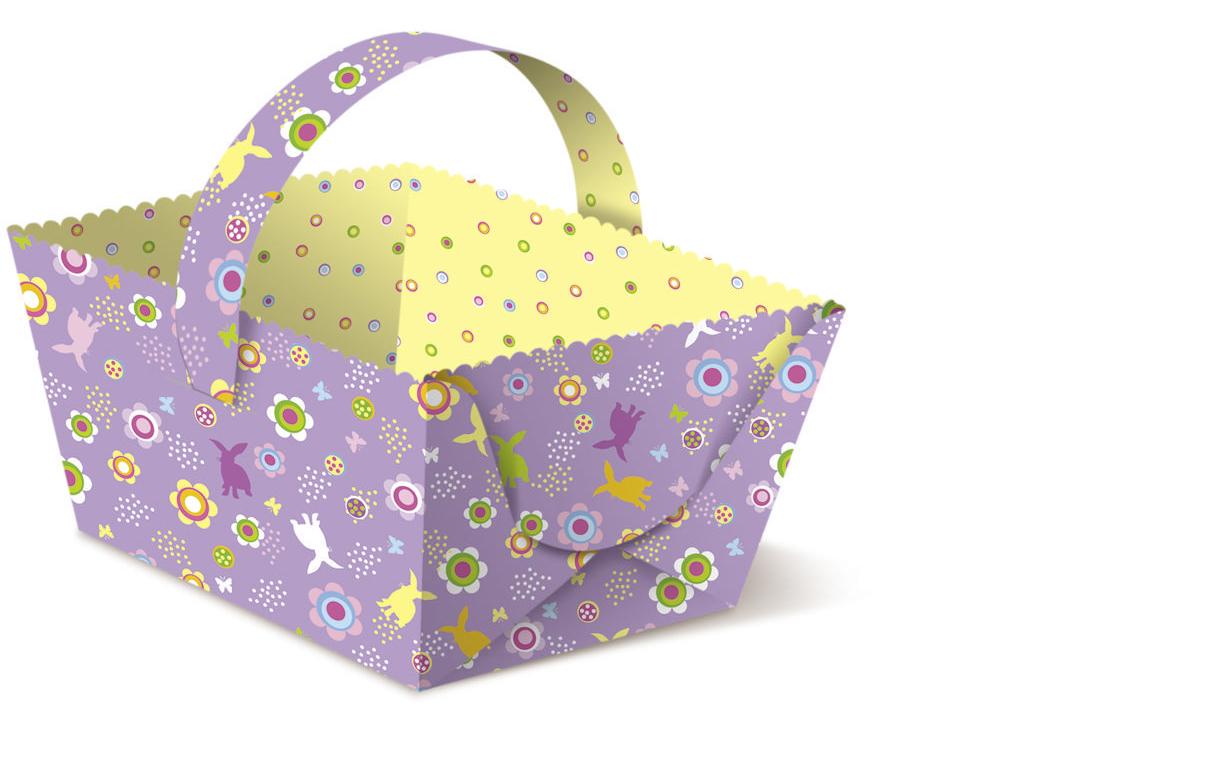 URSUS Osterkörbchen-Set 2 Körbchen / 3 Tüten