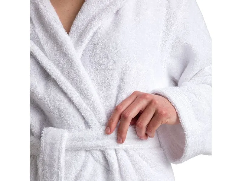 Möve Bademantel Superwuschel S, Weiss