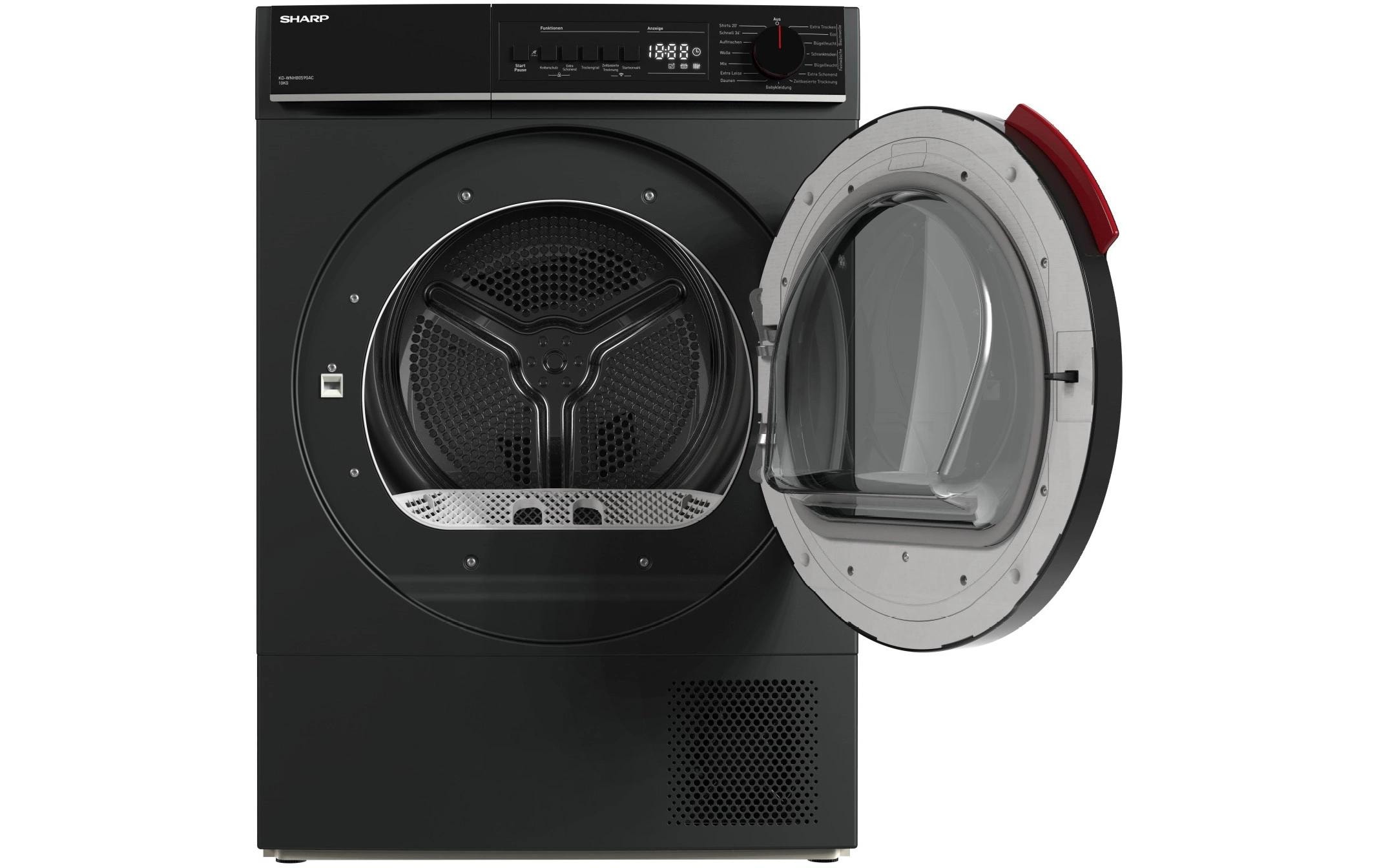 Sharp Wäschetrockner KD-WNHB0S9GAC 10 kg Grau Rechts