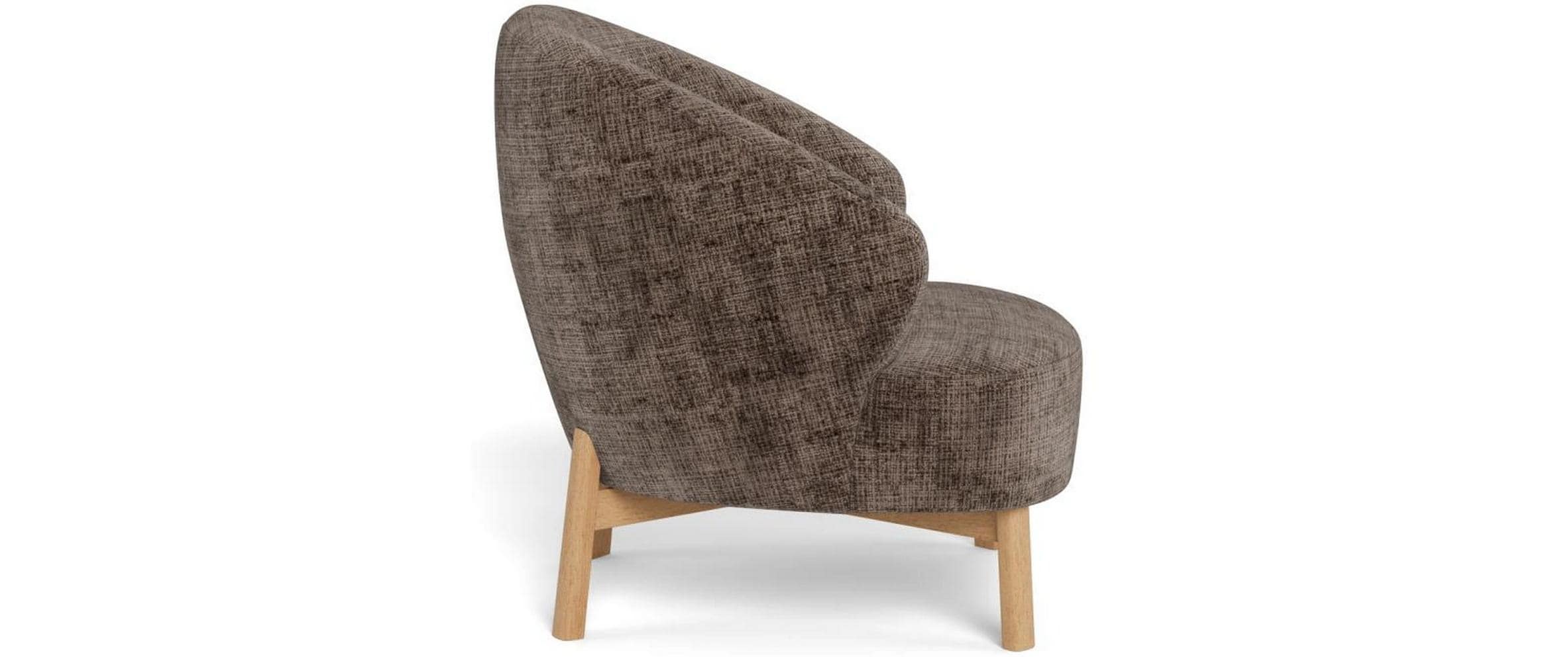AC Design Sessel Darlene Braun, 77.5 x 78 cm