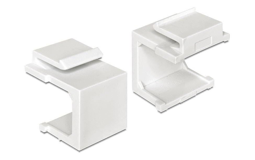 Delock Blindabdeckung 4 Stück, Weiss Delock Blindabdeckung 4 Stück, Weiss