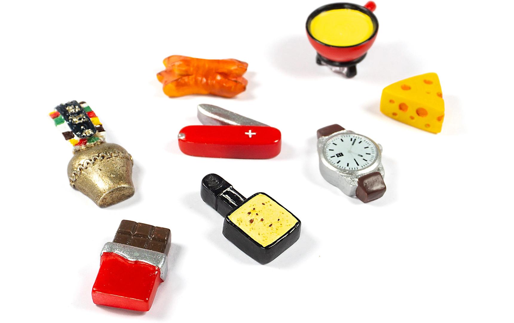 Trendform Haftmagnet Switzerland, 8er Set, Multicolor