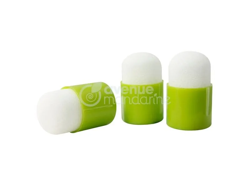 Avenue Mandarine Set mit 3 Schablonier-Schwämmchen – Grün 3 Stück Avenue Mandarine Set mit 3 Schablonier-Schwämmchen – Grün 3 Stück