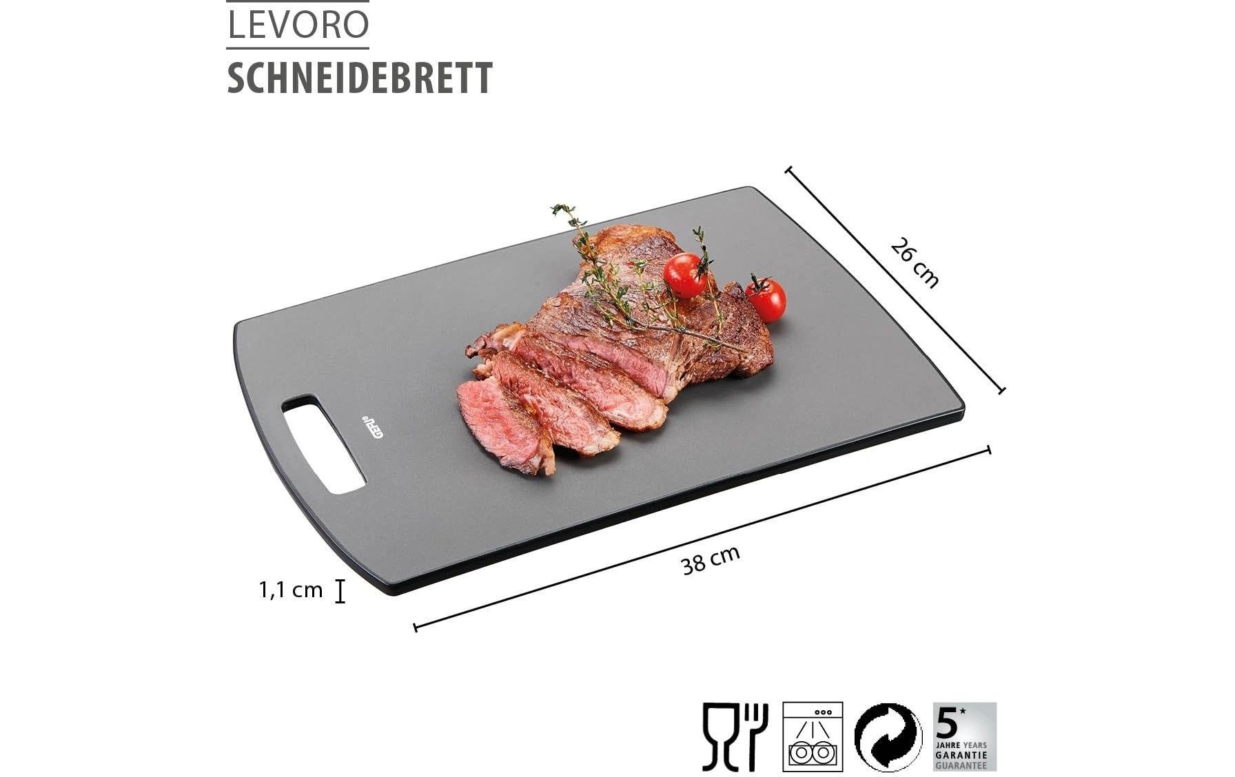 GEFU Schneidebrett Levoro gross 38 x 26 x 1.1 cm