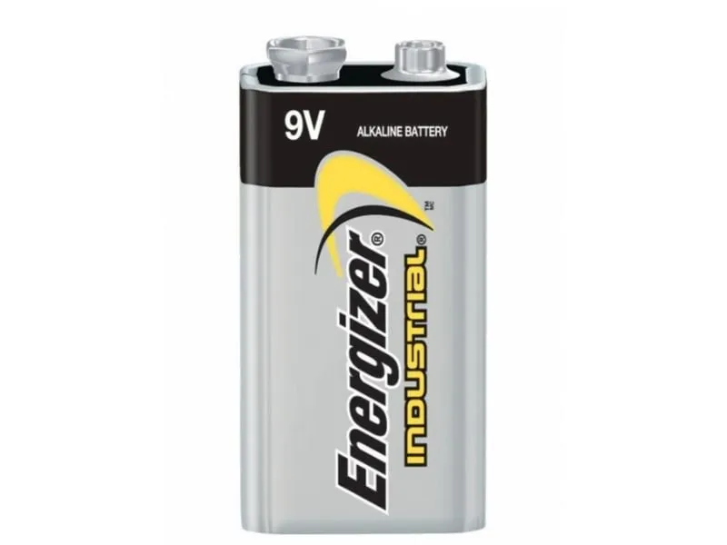 Energizer Batterie Industrial Alkaline 9V, 6LR61, 1 Paket à 12 Stück