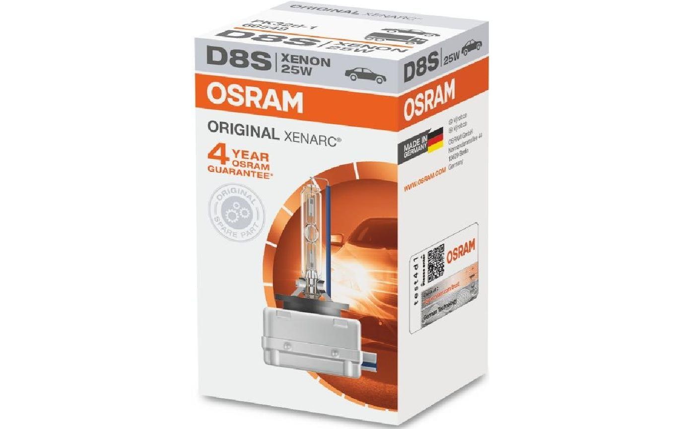 OSRAM Glühlampen D8S XENARC 25W PK32d-1 4500K PKW OSRAM Glühlampen D8S XENARC 25W PK32d-1 4500K PKW