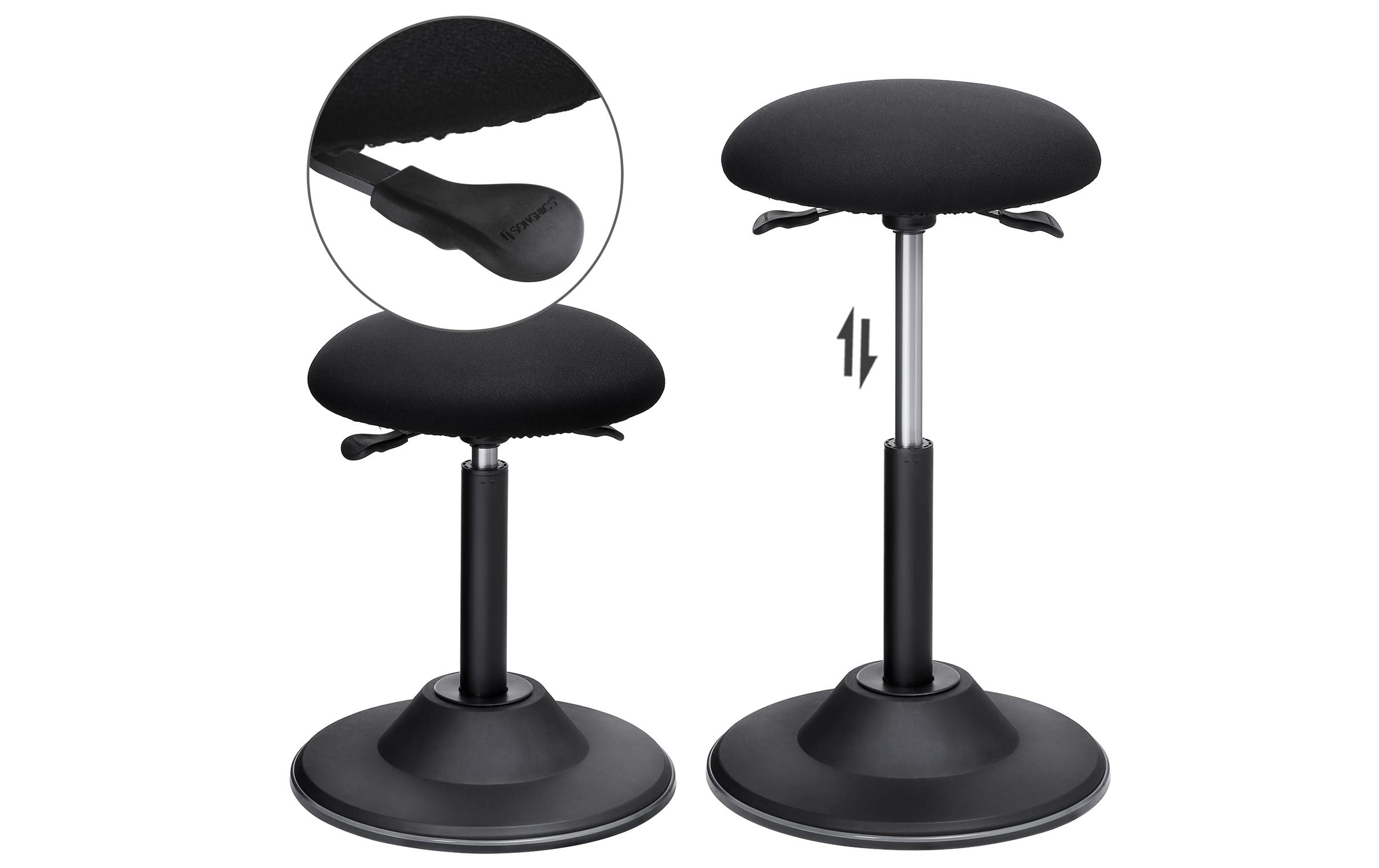 Songmics Hocher mit rutschfestem Bodenpolster Schwarz