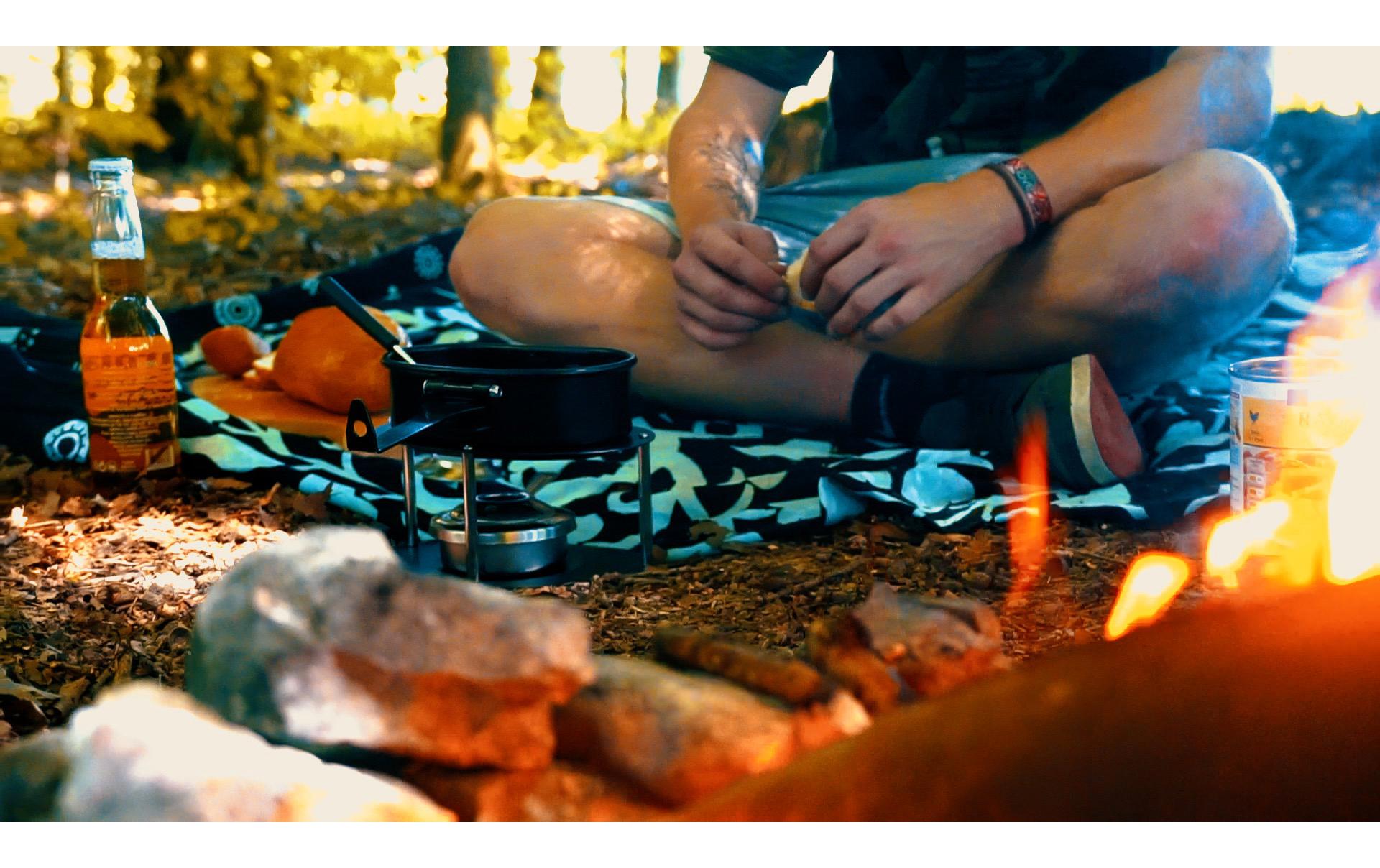 Nouvel Käsefondue-Set Gamelle 4 Teile, Schwarz Nouvel Käsefondue-Set Gamelle 4 Teile, Schwarz