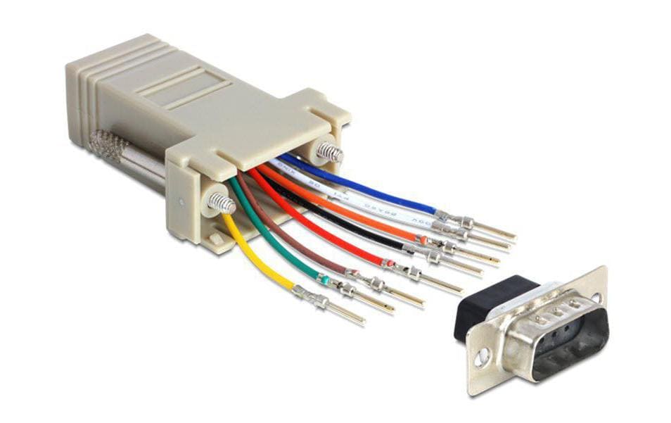Delock Adapter RJ-45 - RS-232 DB9 (f-m) 0 m Delock Adapter RJ-45 - RS-232 DB9 (f-m) 0 m