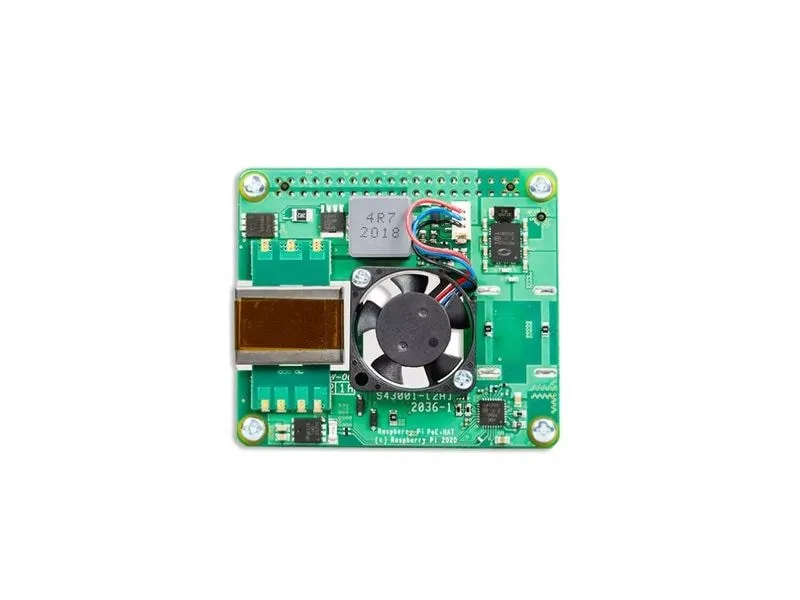 Raspberry Pi PoE+ HAT Raspberry Pi 3B & 4 Raspberry Pi PoE+ HAT Raspberry Pi 3B & 4