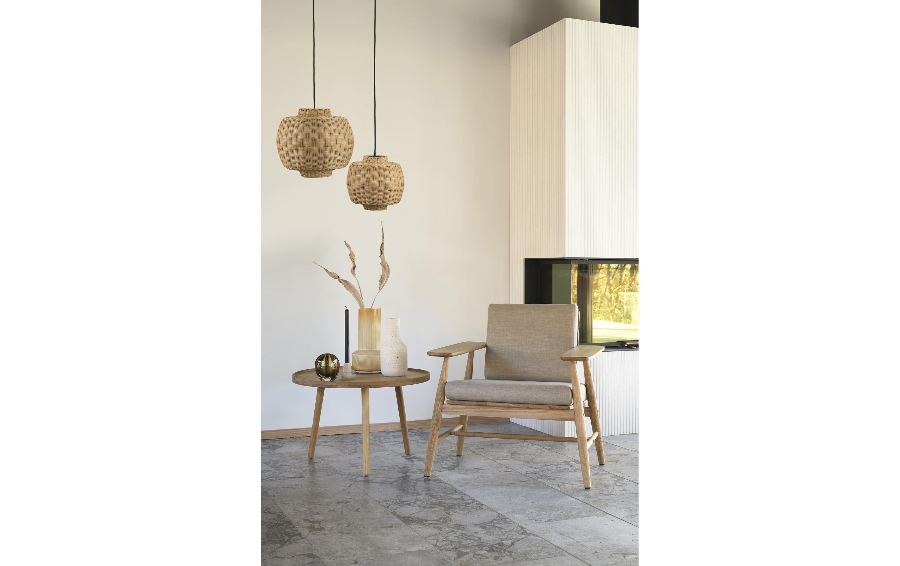 Villa Collection Pendelleuchte Vilna Ø 40 cm, E27, 40W, Braun