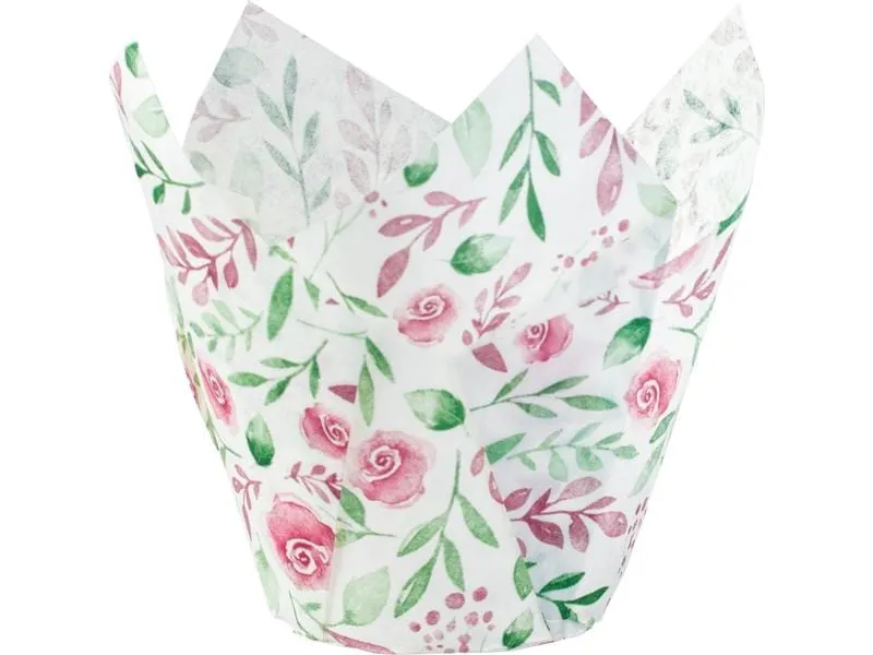 Demmler Muffin Backform Tulip Wraps Rose 24 Stück Demmler Muffin Backform Tulip Wraps Rose 24 Stück
