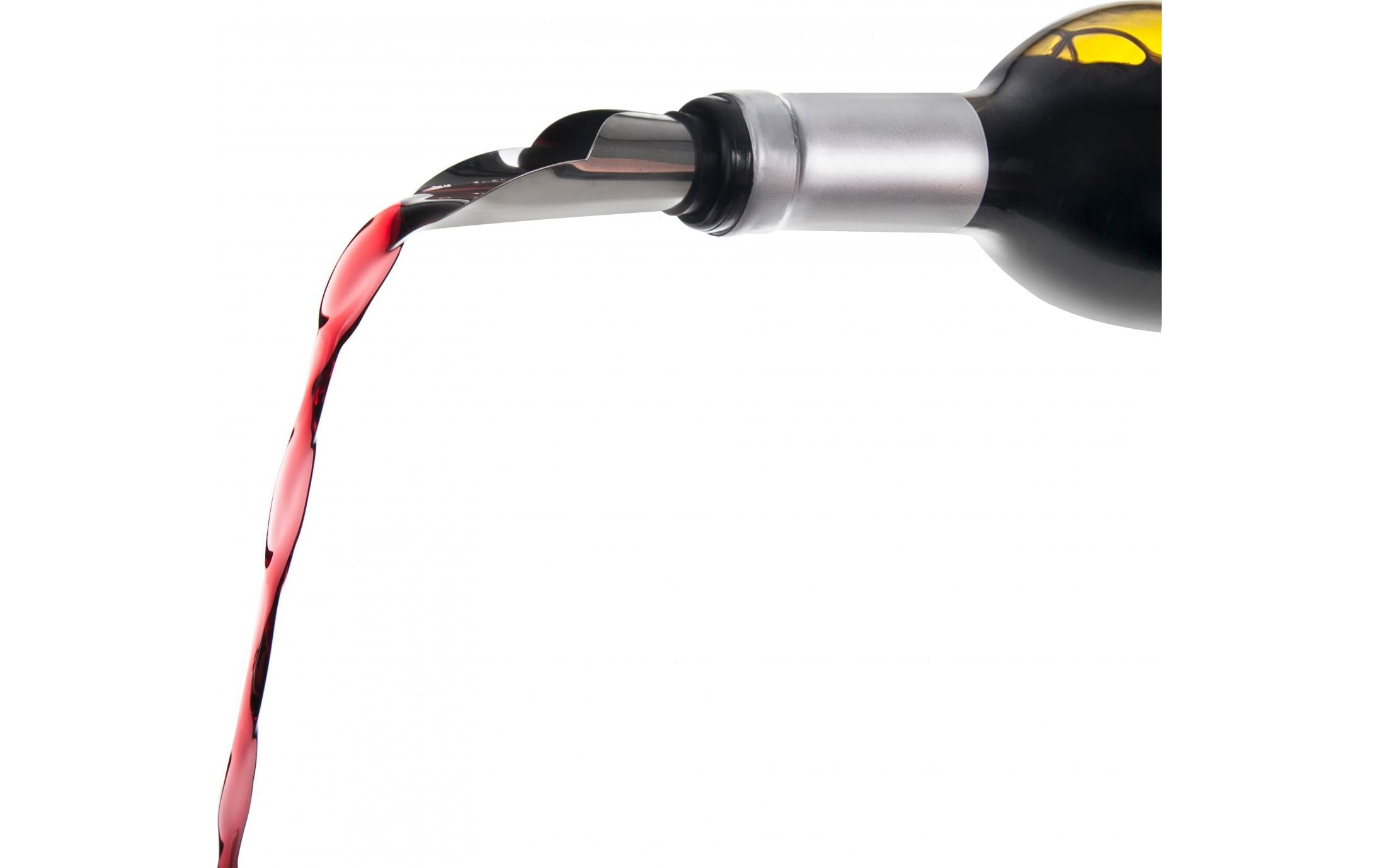 Ibili Weinausgiesser mit Deckel Edelstahl 8 cm Schwarz