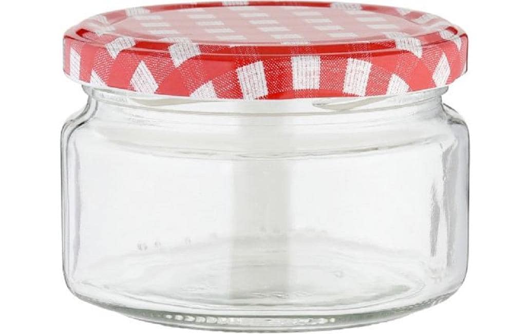 Axentia Einmachglas Karo 250 ml, 6 Stück