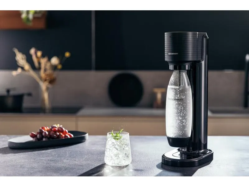 Sodastream Wassersprudler Gaia Schwarz Sodastream Wassersprudler Gaia Schwarz