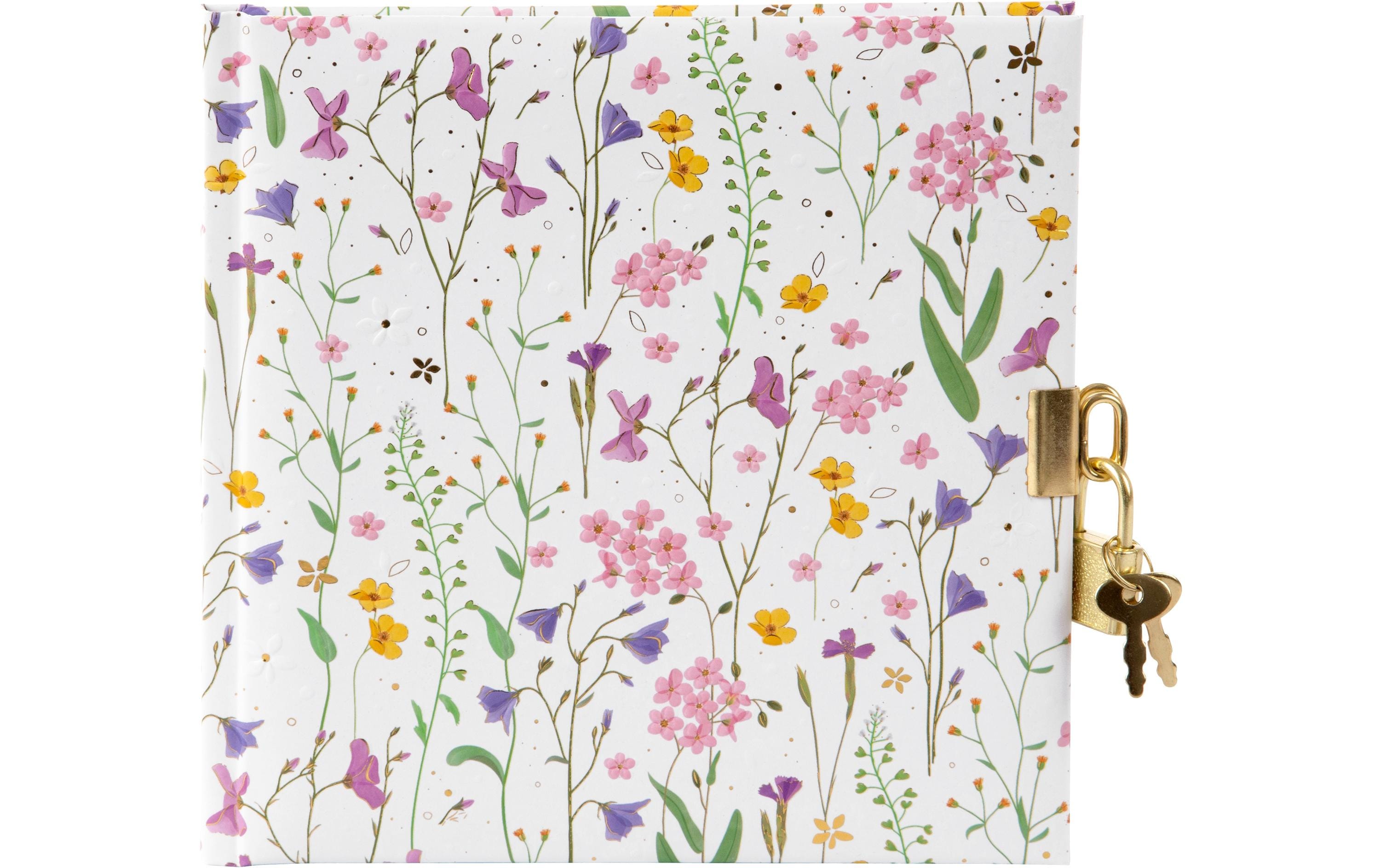 Goldbuch Tagebuch Meadow Miracles Weiss 96 Seiten, 16.5 x 16.5 cm