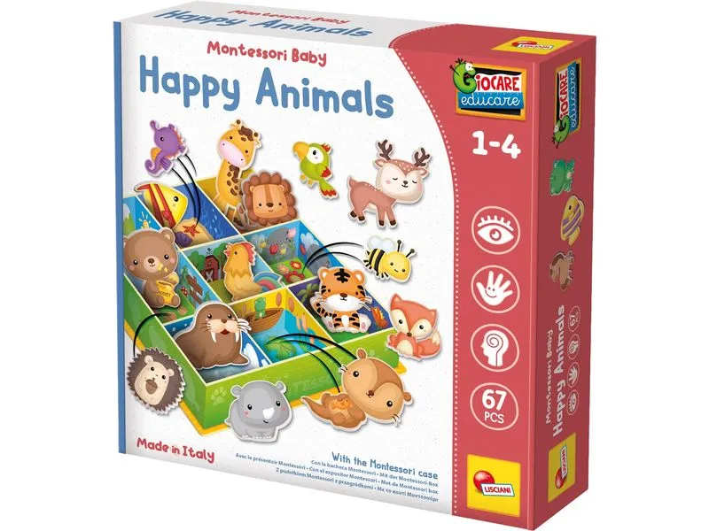 Lisciani Happy Animals Setzkasten und Sortierspiel Lisciani Happy Animals Setzkasten und Sortierspiel