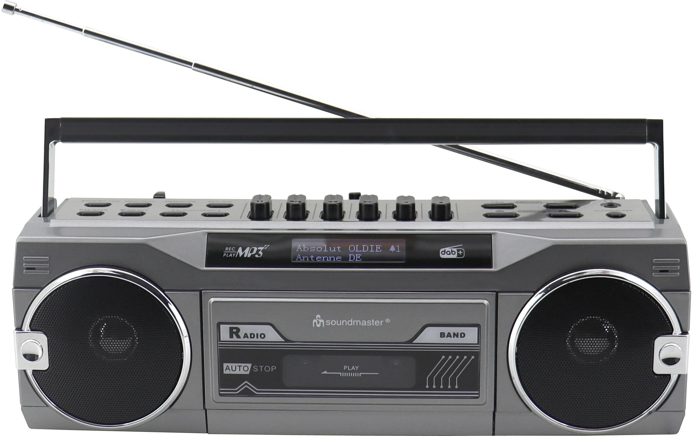 soundmaster DAB+ Radio SRR80TI Grau