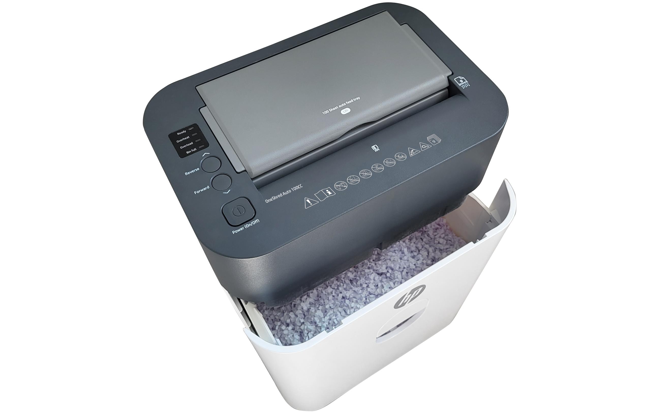 HP Aktenvernichter One Shredder Auto 100 CC, Sicherheitsstufe 4