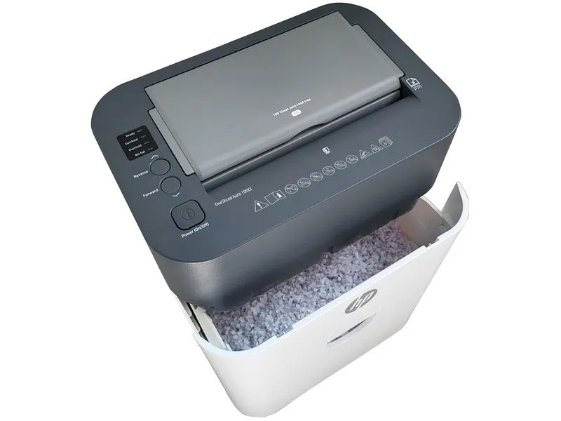 HP Aktenvernichter One Shredder Auto 100 CC, Sicherheitsstufe 4 HP Aktenvernichter One Shredder Auto 100 CC, Sicherheitsstufe 4