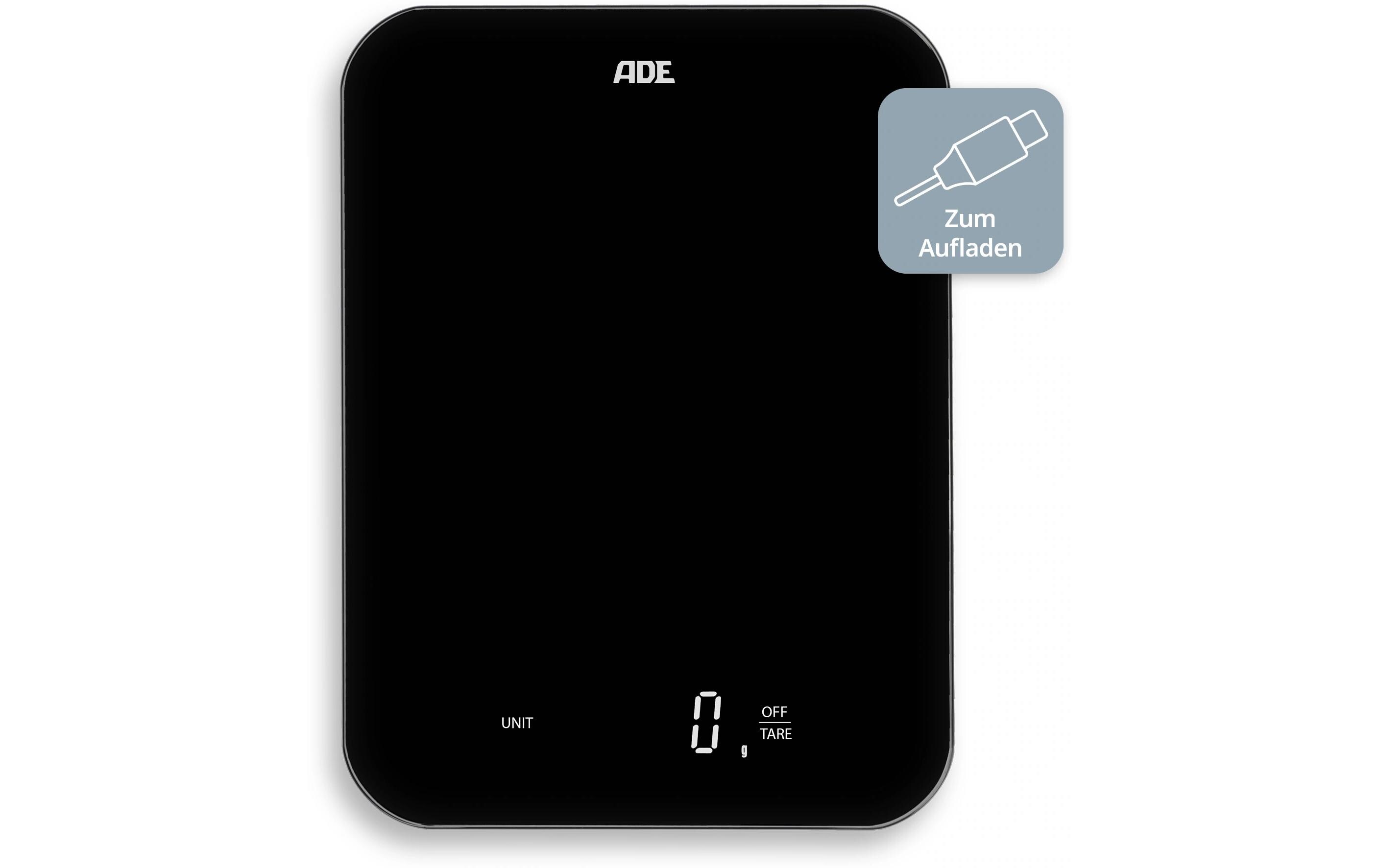 ADE Küchenwaage Tessa Schwarz