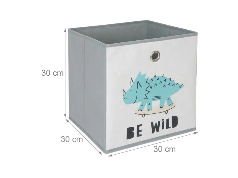 relaxdays Spielzeugbox Dino 3 Stück relaxdays Spielzeugbox Dino 3 Stück