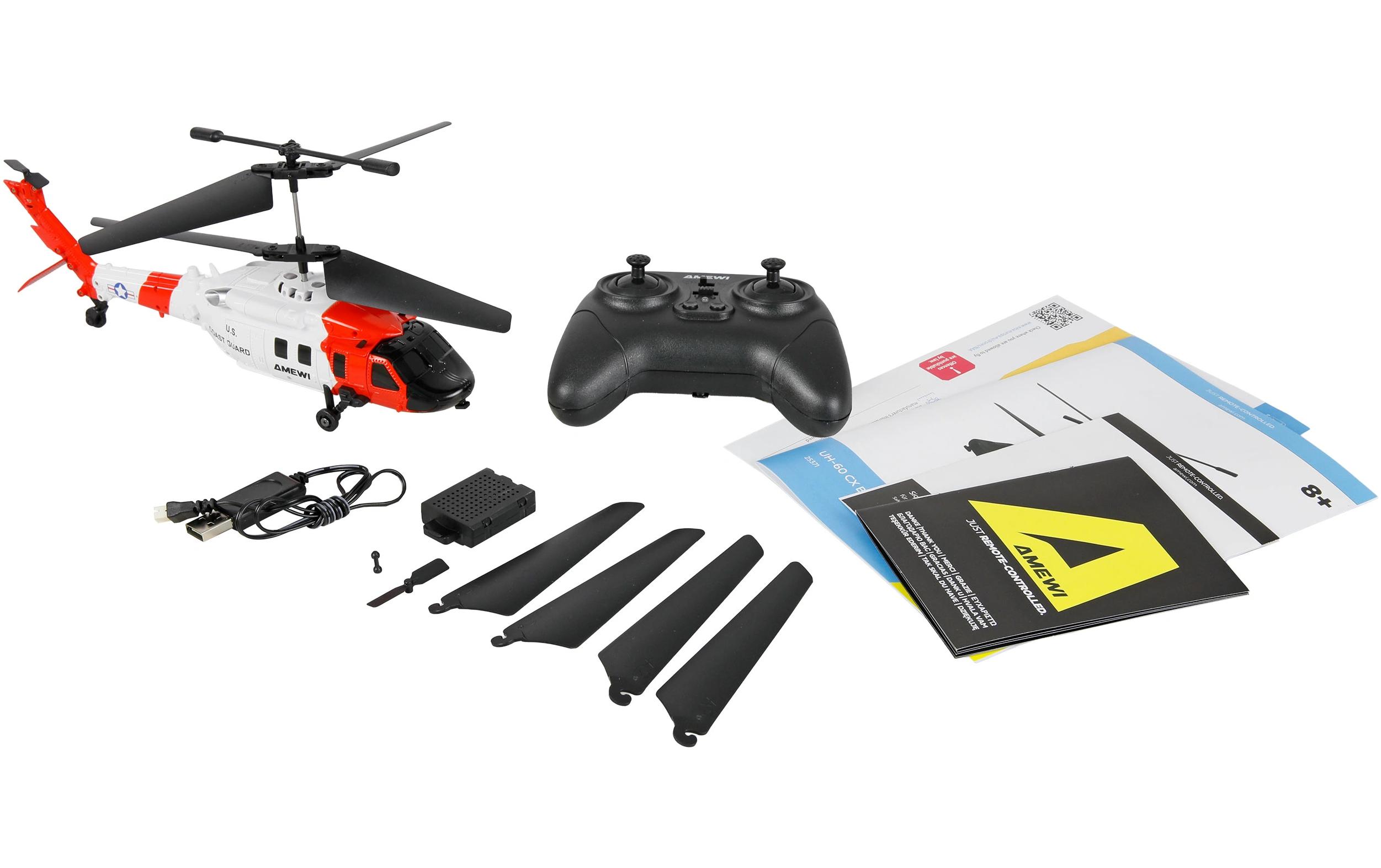 Amewi Helikopter UH-60 CX Black Hawk Coastguard RTF