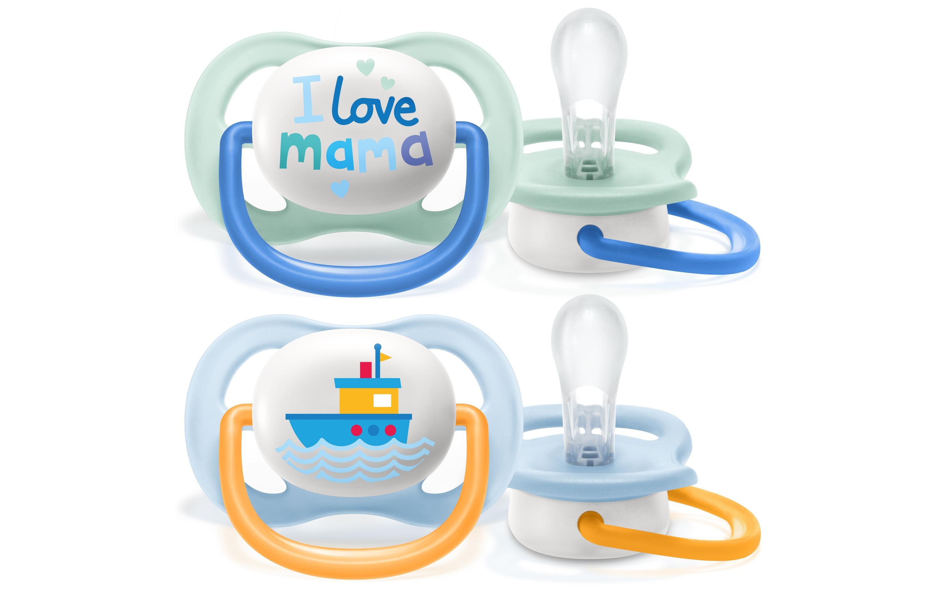 PHILIPS AVENT Nuggi Ultra Air Happy Mama & Boat 0-6 Mt. PHILIPS AVENT Nuggi Ultra Air Happy Mama & Boat 0-6 Mt.