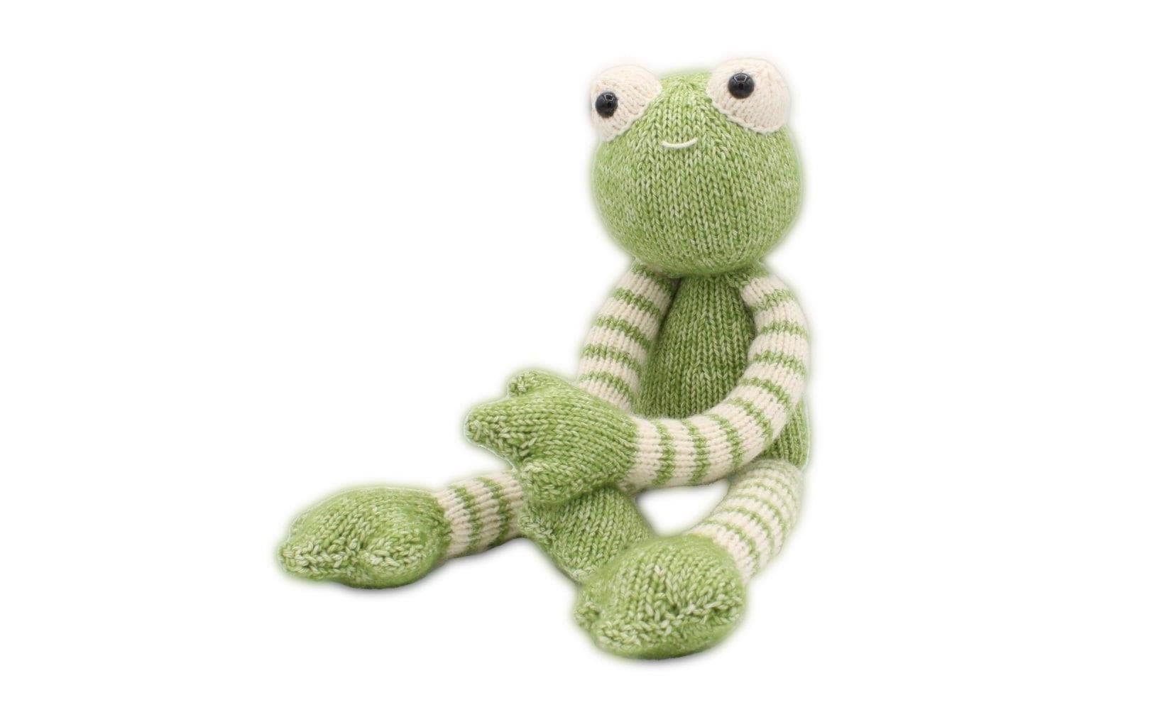 Hardicraft Strickset Frosch Tinus 38 cm Hardicraft Strickset Frosch Tinus 38 cm