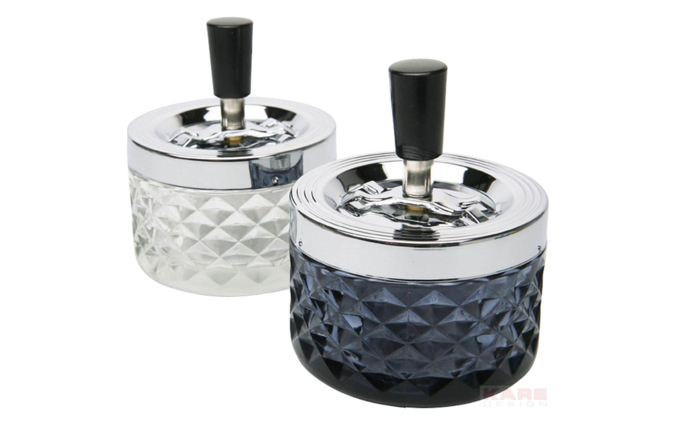 Kare Aschenbecher Cristallo 1 Stück assortierte Farb-Auslieferung