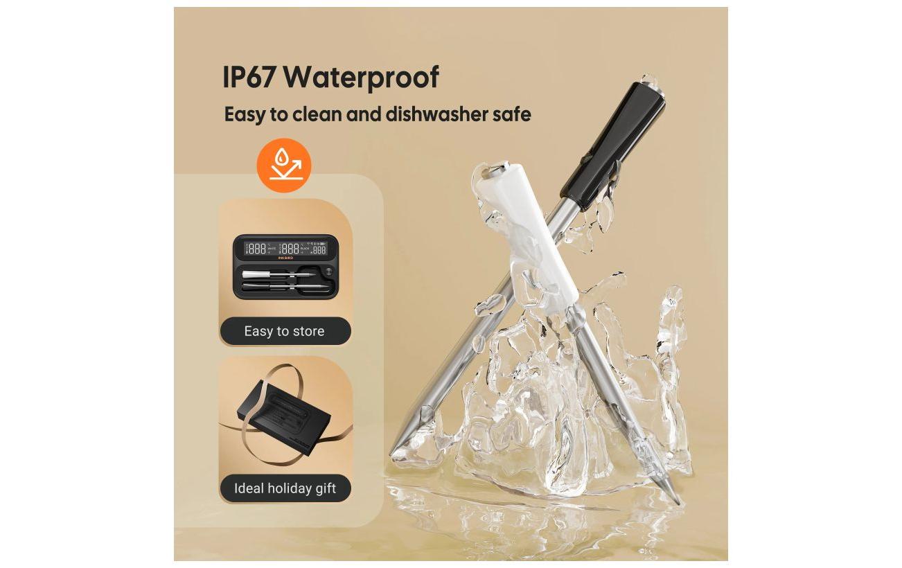 Inkbird Fleischthermometer INT-12-BW Doppelsonde