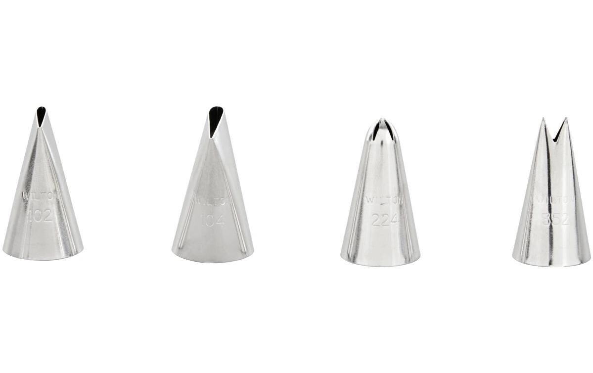 BackshopSchweiz Wilton Tüllen Blumen Set Nr. 102, Nr. 104, Nr. 224, Nr. 352