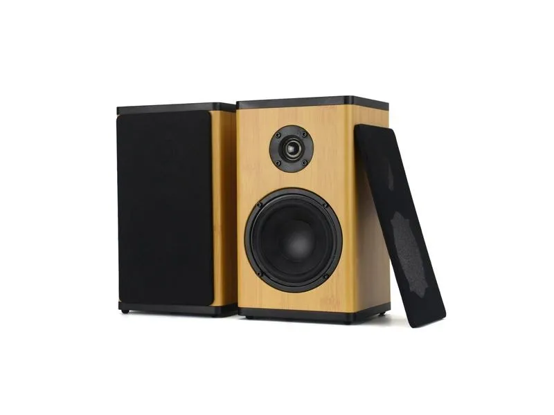 Audizio Regallautsprecher BS20-BM 50W, BT, Akku, bamboo Bambus Audizio Regallautsprecher BS20-BM 50W, BT, Akku, bamboo Bambus