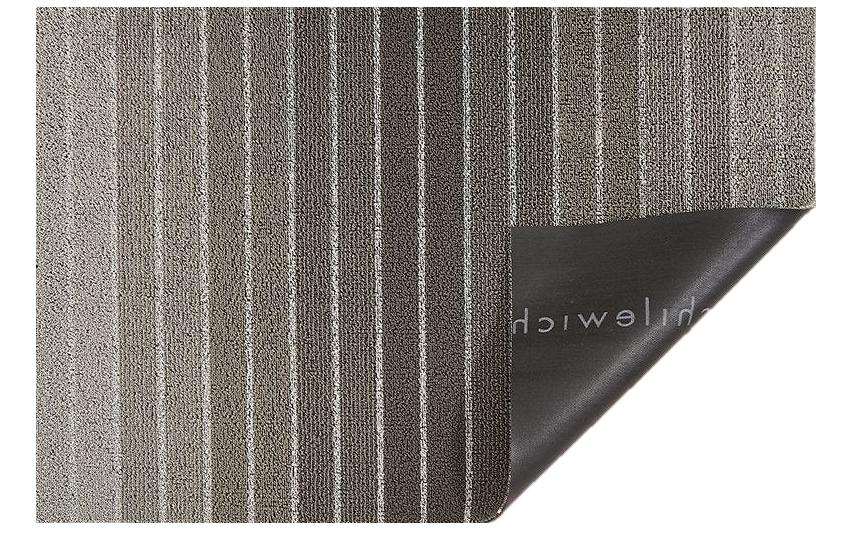 Chilewich Fussmatte Block Stripe Taupe 46 cm x 71 cm