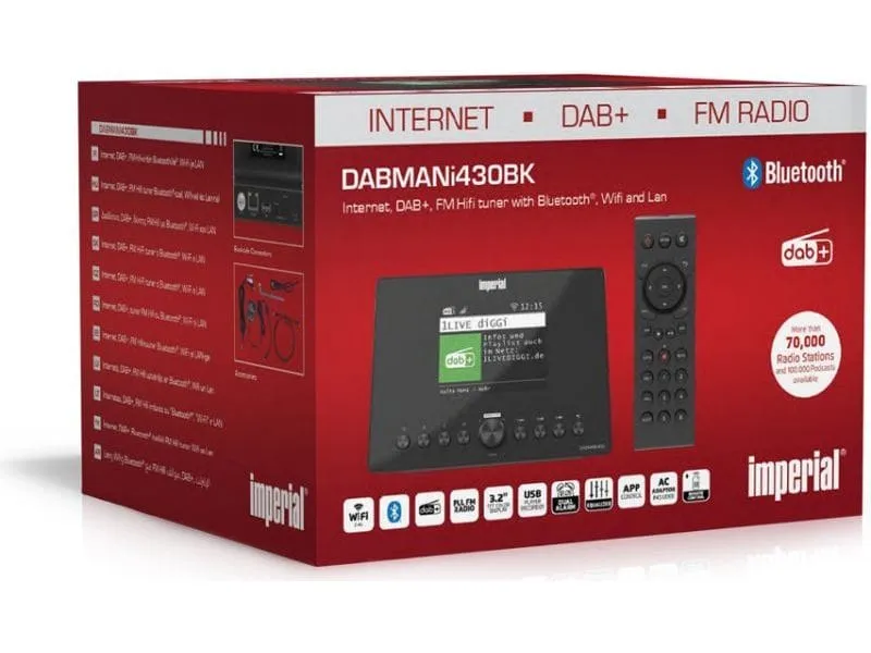 Imperial Radio-Tuner DABMAN i430BK Schwarz