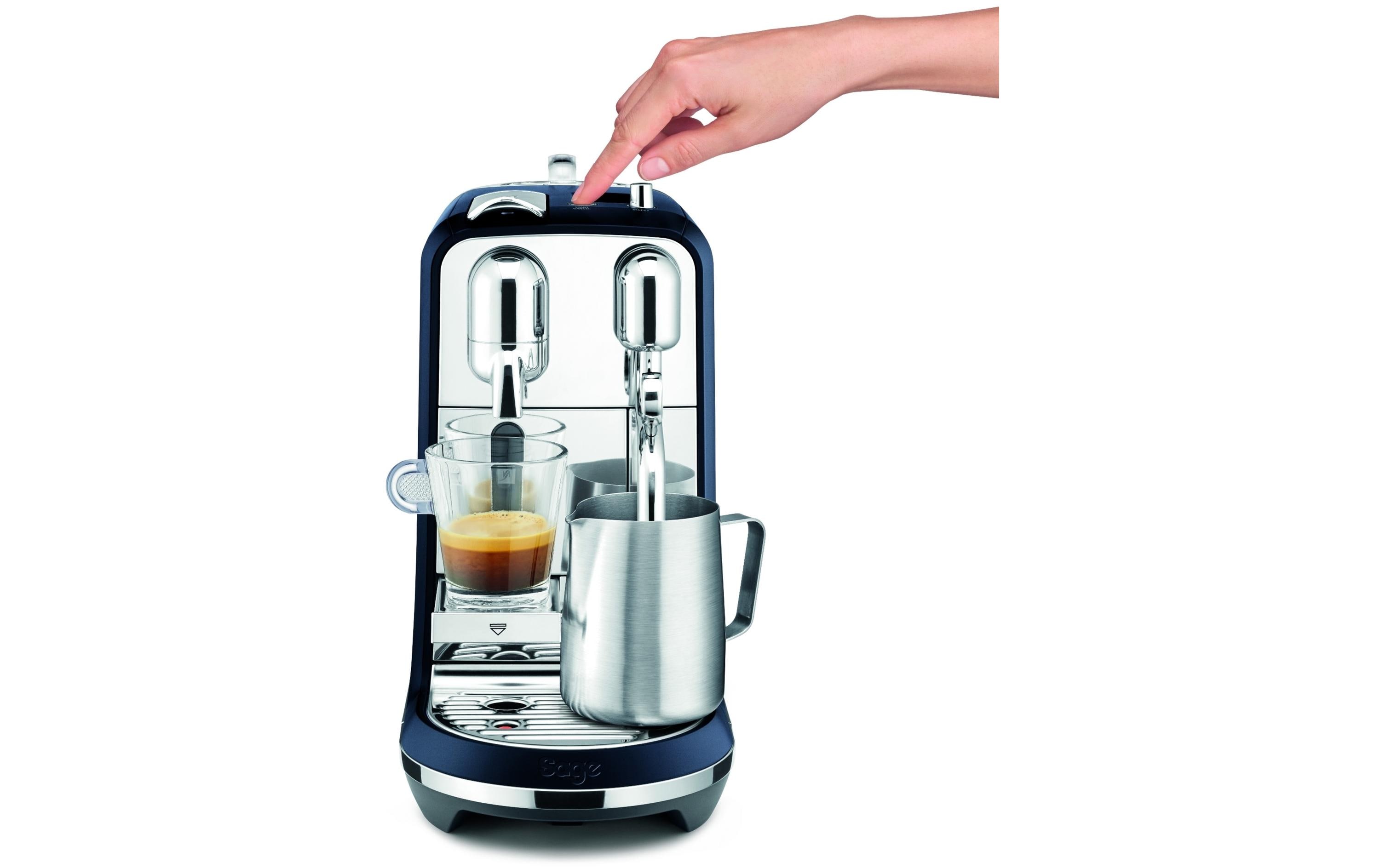 Sage Kaffeemaschine Nespresso Creatista Plus SNE800DBL Blau