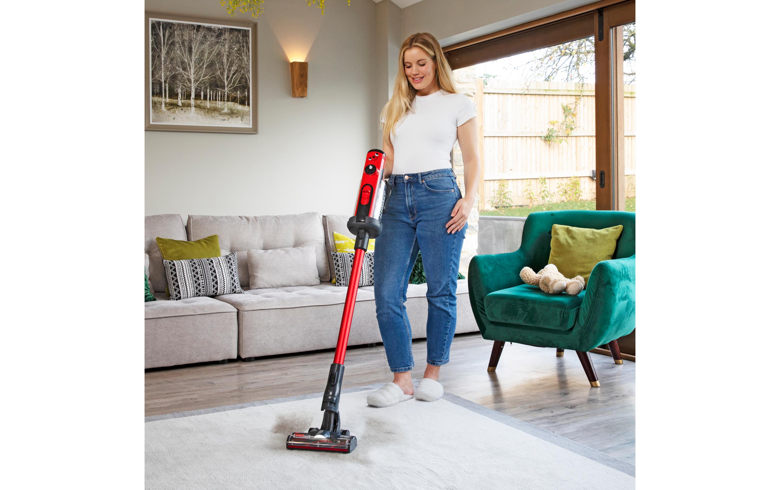 Numatic Akku-Hand- und Stielsauger HenryQuick Rot/Schwarz