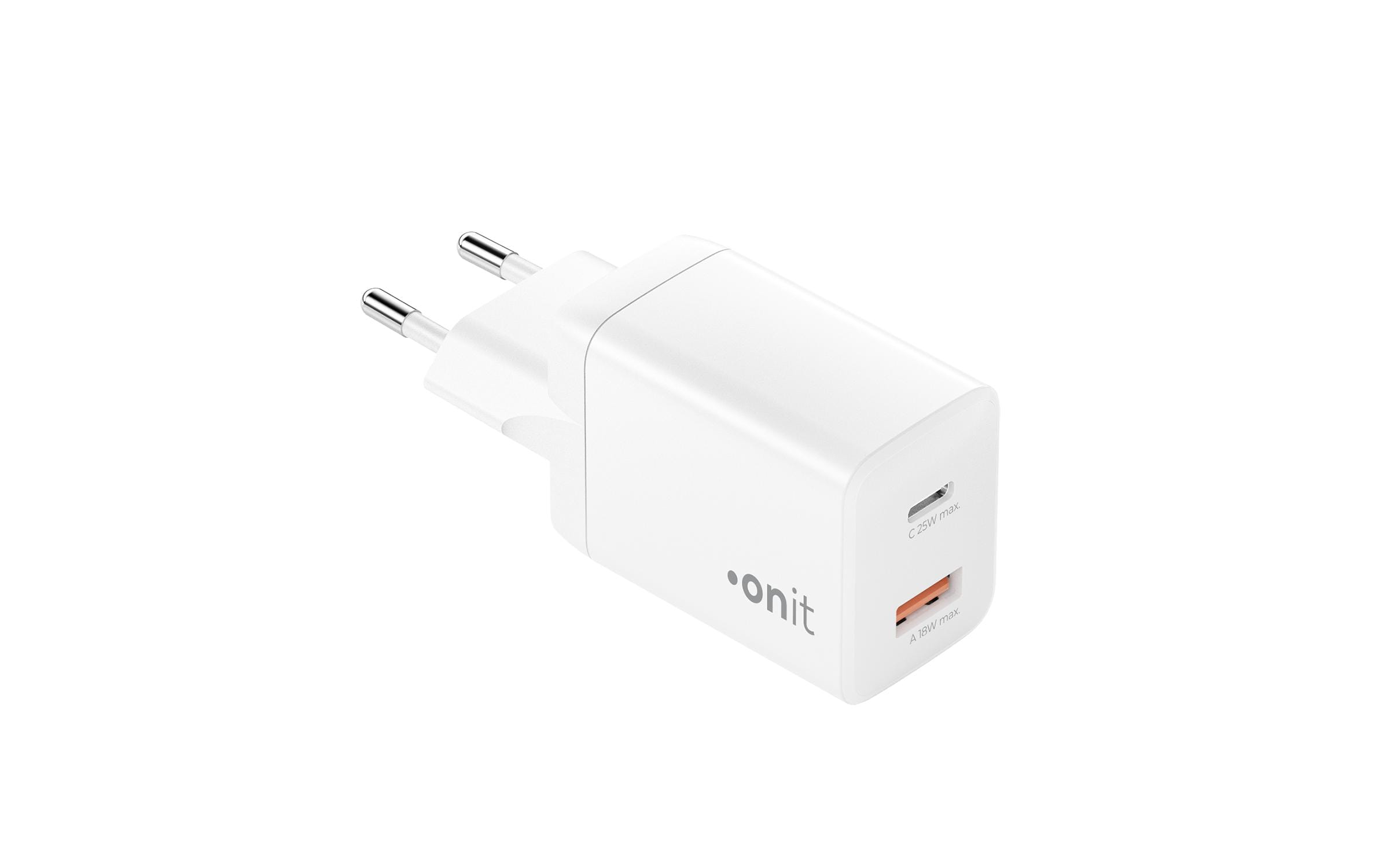 onit USB-Wandladegerät PD25W + QC3.0 Weiss onit USB-Wandladegerät PD25W + QC3.0 Weiss