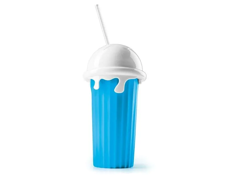 GOURMETmaxx Slushy Ice Maker 0.33 l, Blau/Weiss GOURMETmaxx Slushy Ice Maker 0.33 l, Blau/Weiss