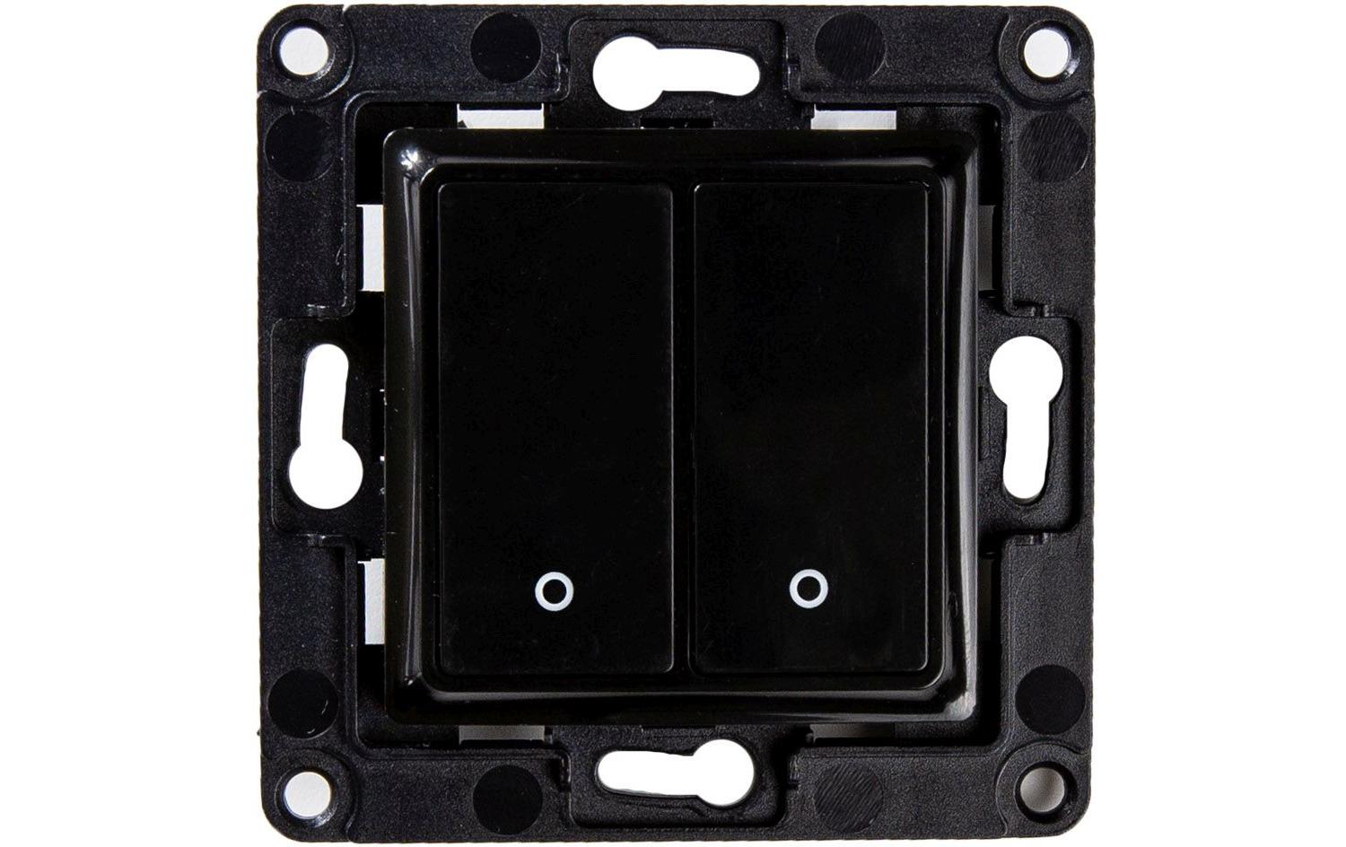 Shelly Shelly Wall Switch 2 schwarz Shelly Shelly Wall Switch 2 schwarz