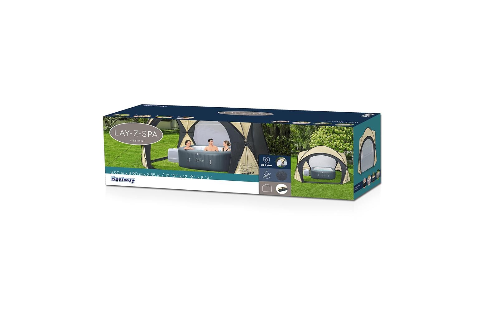 Bestway Abdeckung Lay-Z-Spa Dome, 3.9 x 3.9 x 2.55 m