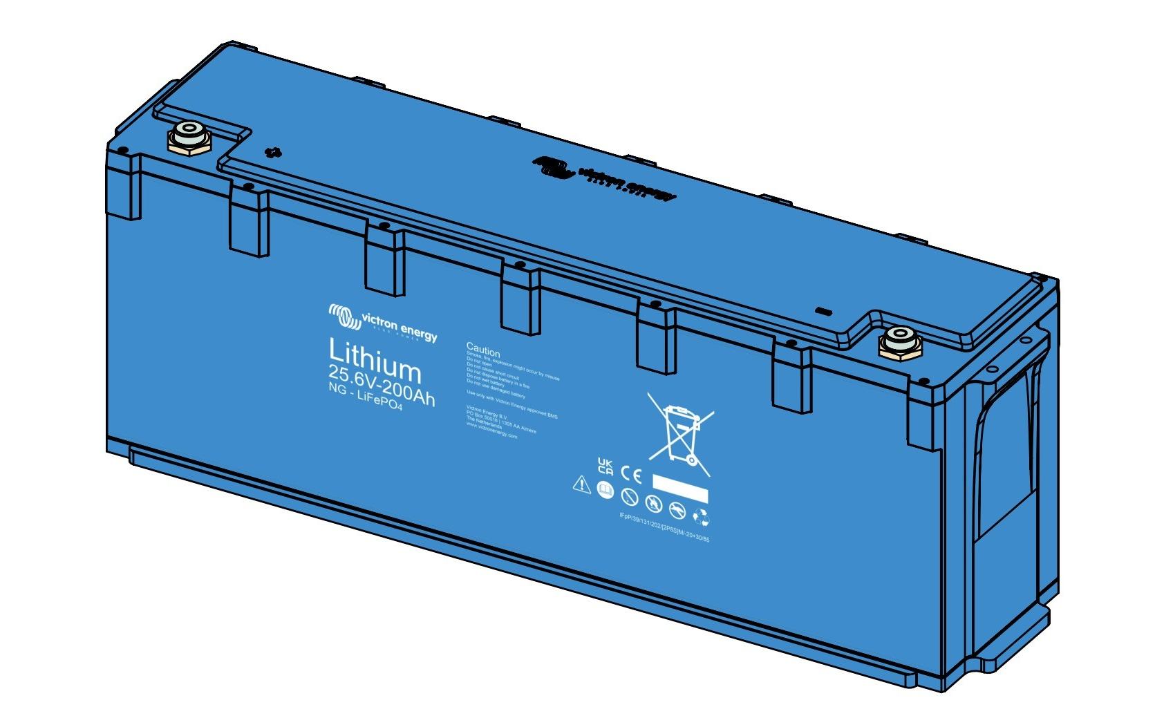 Victron Batterie LiFePO4 1.2 V/100 Ah NG 235 x 648 x 162 mm