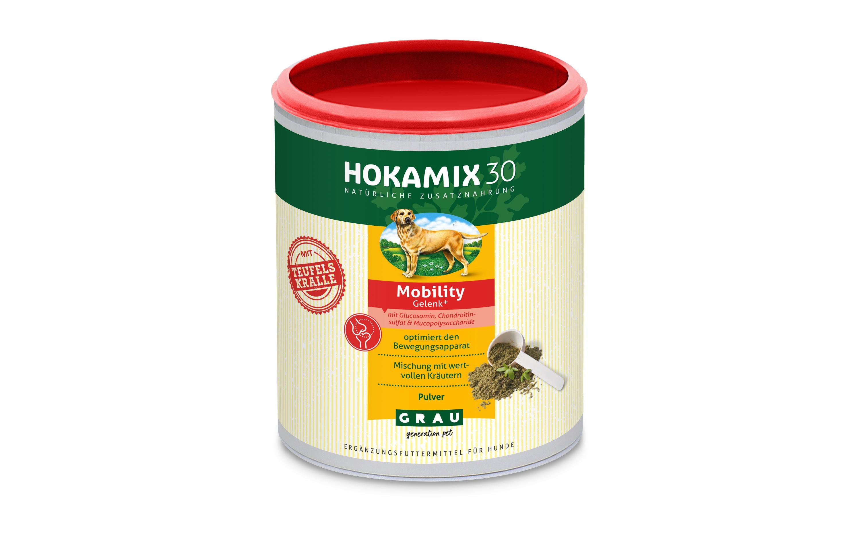 Grau Hunde-Nahrungsergänzung Hokamix30 Mobility, 350 g