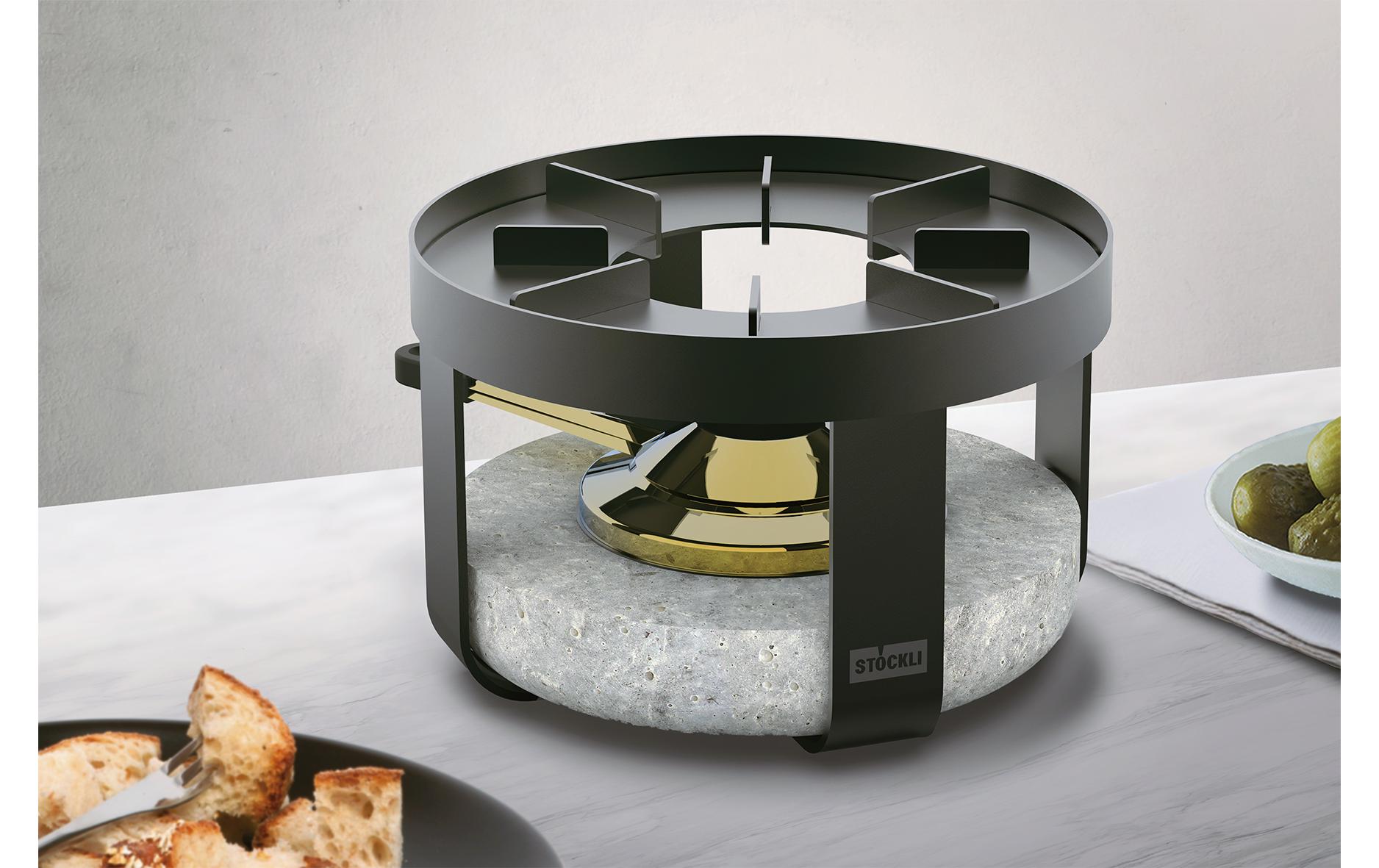 Stöckli Fondue-Rechaud Pilatus Schwarz