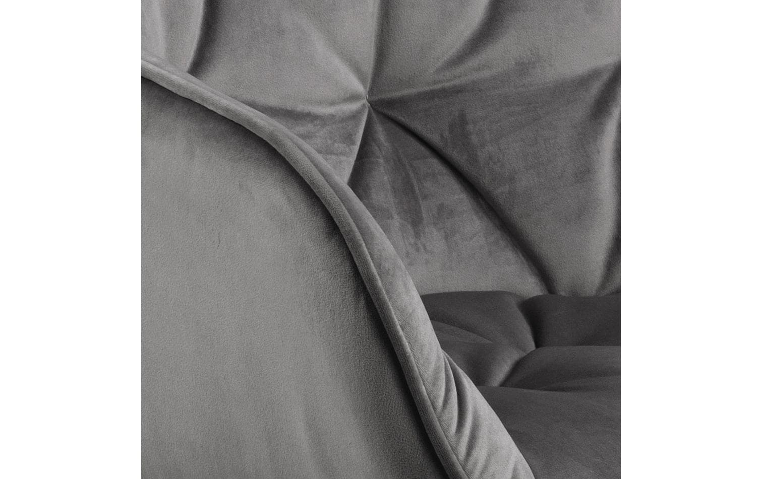 AC Design Stuhl Brooke, 2 Stück Dark Grey